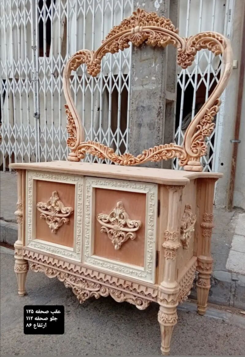 آینه کنسول دو درب مدل آرتین - Image 2